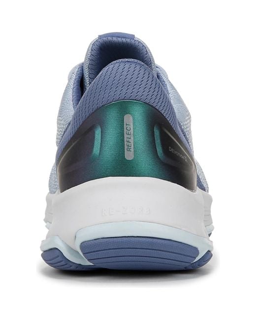 Ryka Blue Devotion X Lace Up Walking Sneakers