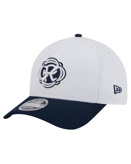 KTZ Blue White/navy New England Revolution 2025 Jersey Hook 9forty M-crown Adjustable Hat for men