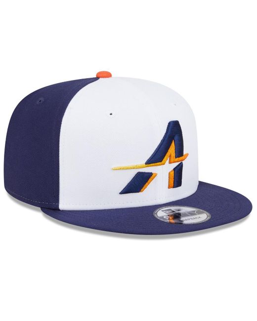KTZ Blue White/navy Houston Astros 2025 City Connect 9fifty Snapback Hat for men