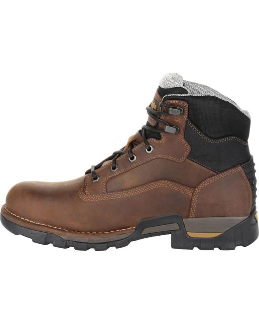 Georgia Boot Brown Eagle One Steel Toe Waterproof Work Boot
