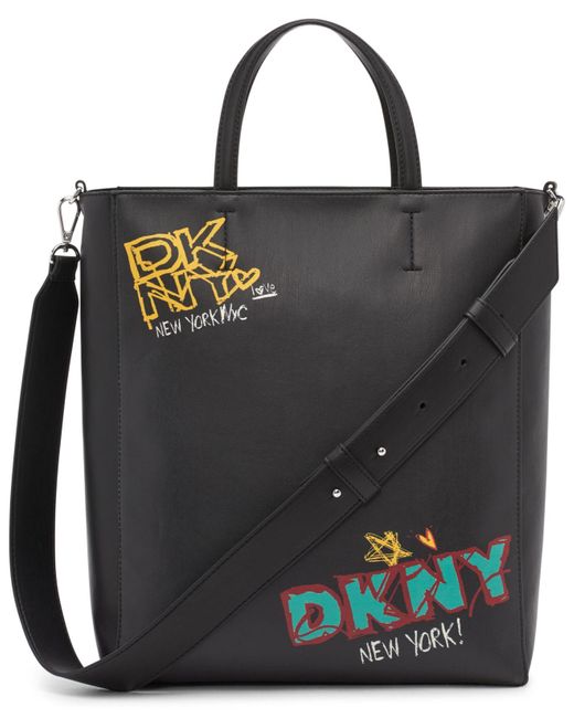 dkny black tilly tote bag
