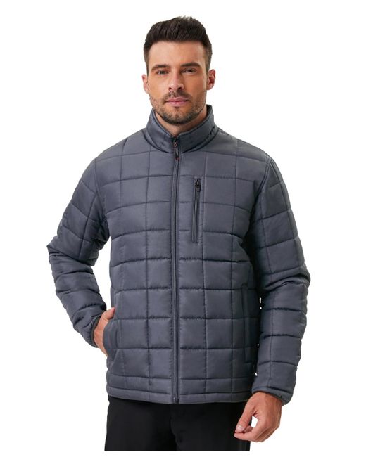 Hawke & Co. Blue Quilted Box Jacket for men