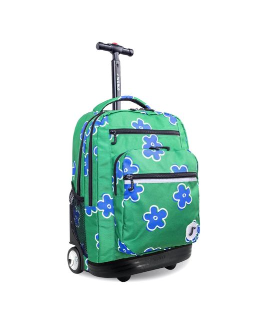 J World Blue Sundance Laptop 20" Rolling Backpack
