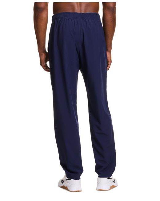 Reebok Blue Regular-fit Woven Pants for men