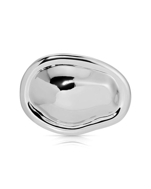 Ettika Metallic Oval Lux Hinge Barrette