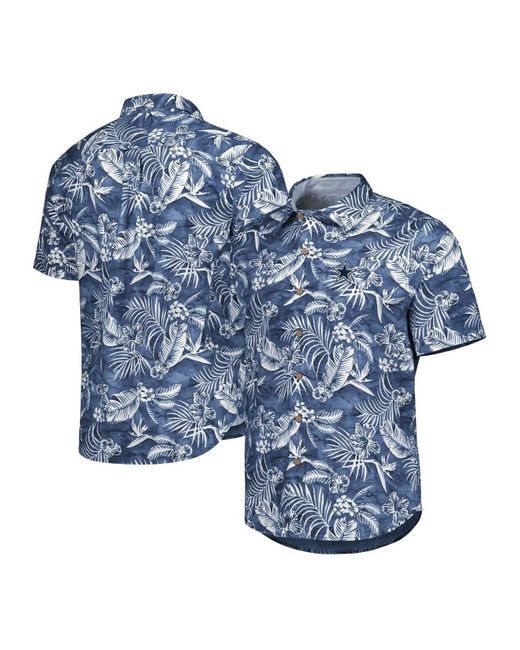 Tommy Bahama Navy Dallas Cowboys Aqua Lush Full-button Shirt in Blue ...