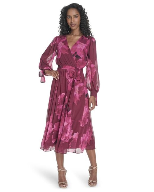 calvin klein tie front dress