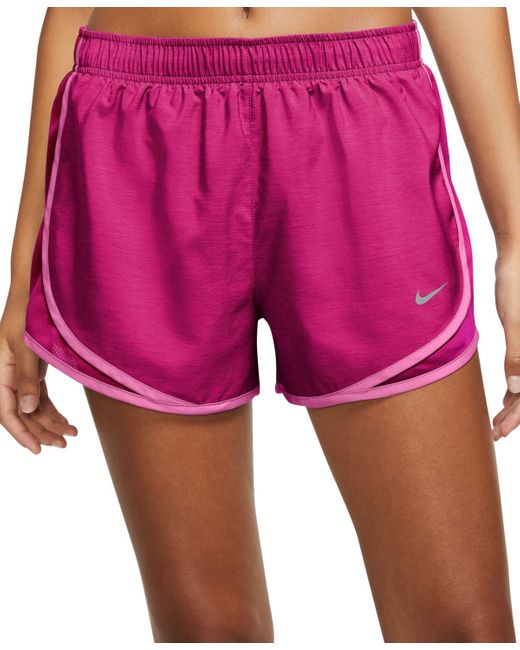 Nike Red Tempo Brief-lined Running Shorts