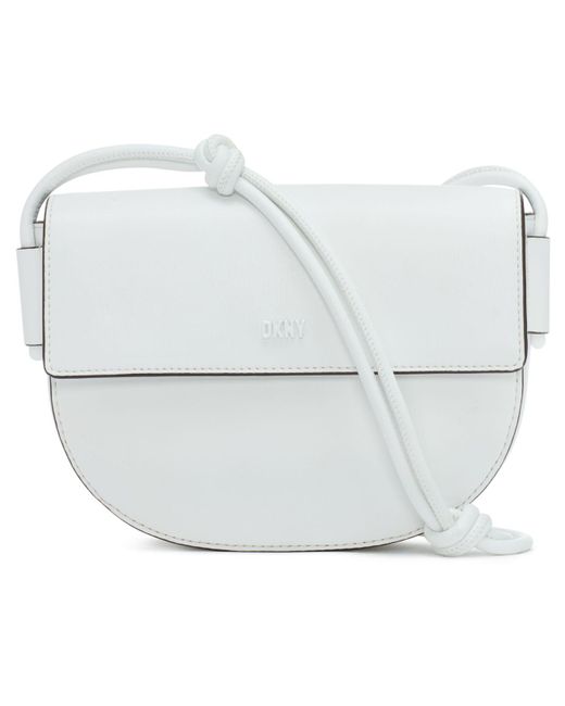 DKNY Kiera Flap Crossbody in White Lyst