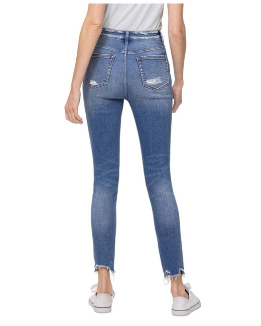 Flying Monkey Blue High Rise Ankle Skinny Jeans