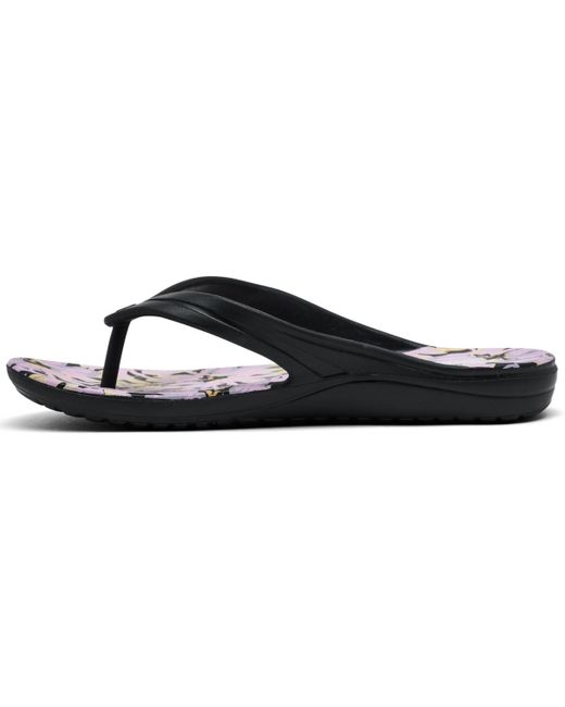 Skechers Black Foamies: Bay Breeze
