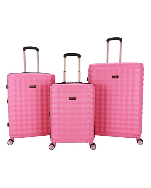 Set X5 Perchas Terciopelo Rosa - Easy