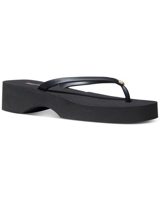 michael kors benny flip flop wedge