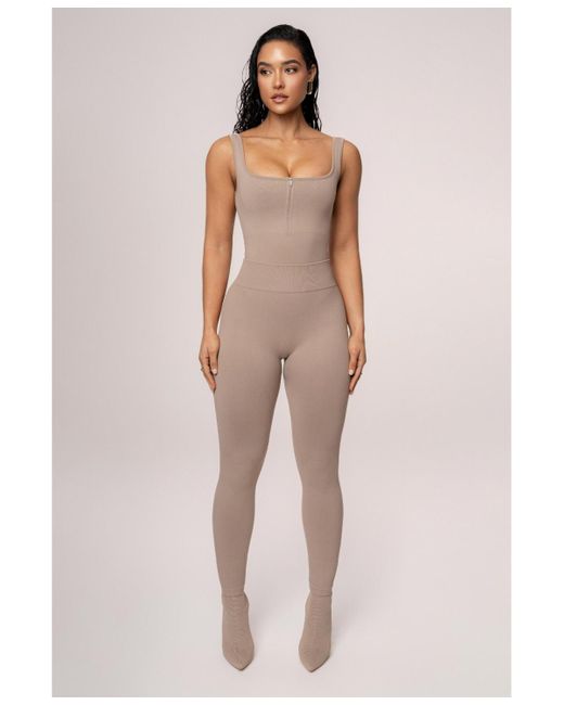JLUXLABEL Natural Grounded Bodysuit