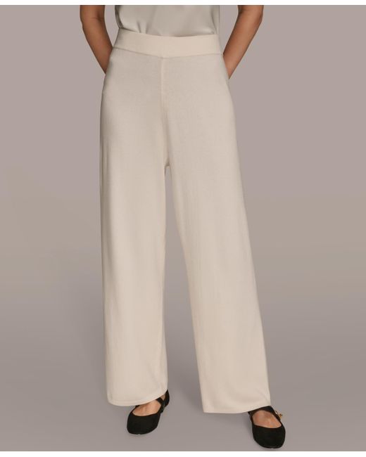 Donna Karan Natural Pull-on Sweater Pants