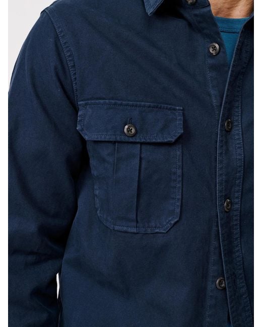 aubi Blue Dovedale Overshirt