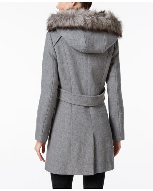 calvin klein gray coat