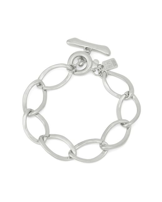 Robert Lee Morris White Link toggle Bracelet