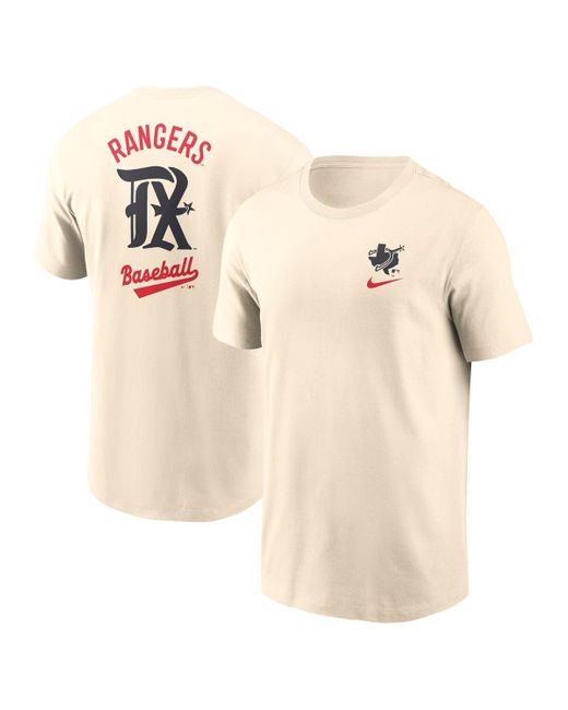 Nike Texas Rangers 2025 City Connect T-shirt in Natural for Men | Lyst