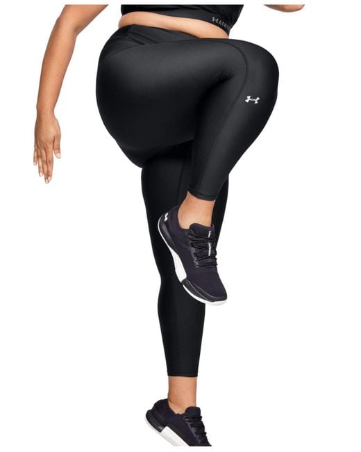 Under Armour Synthetic Plus Size Heatgear® Leggings in Black Lyst