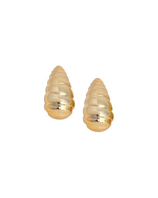 SOH Metallic The Medium Shell Stud Earrings