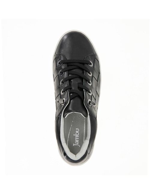 Jambu Black Chloe Casual Round Toe Sneakers