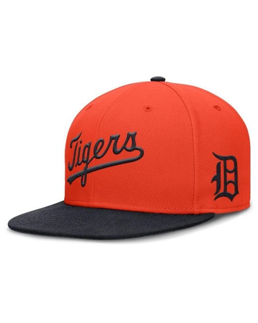 Nike Red Detroit Tigers True Performance Fitted Hat for men