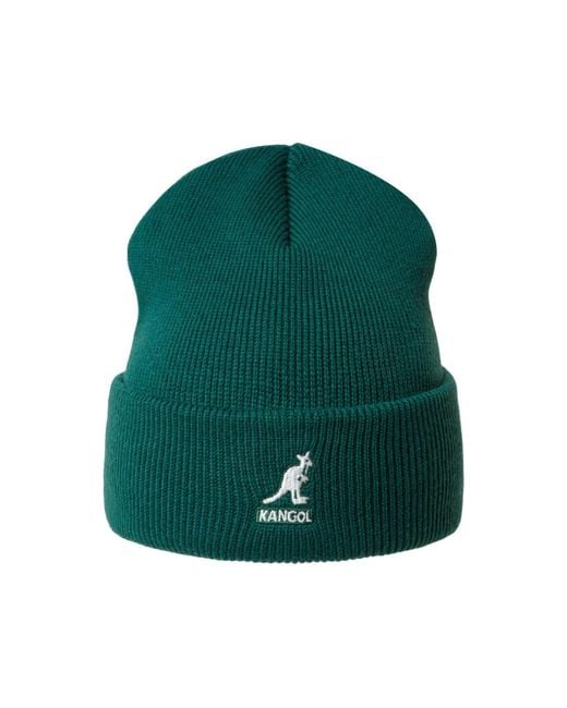 Kangol Green Acrylic Cuff Pull-on Pull-ons & Beanies for men