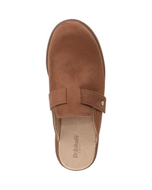 Dr. Scholls Brown Calm Round Toe Clogs
