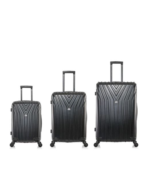 InUSA Vasty Lightweight Hardside Spinner luggage Set in Gray Lyst