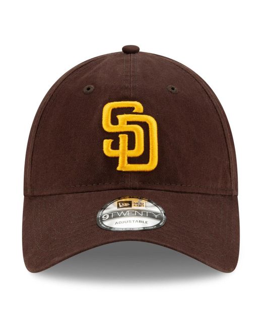 KTZ Brown San Diego Padres 2025 Mlb Postseason Side Patch 9twenty Adjustable Hat for men