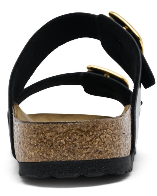Birkenstock Black Sydney Luxe Buckle Birko-flor Sandals From Finish Line