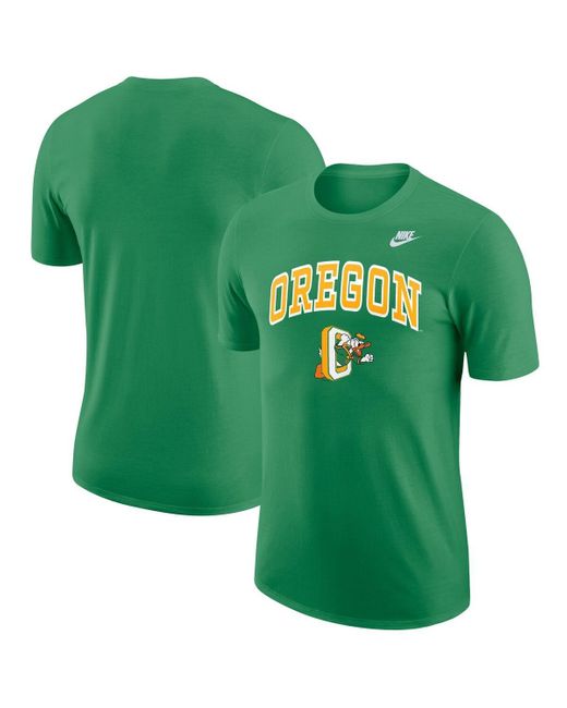 Nike Green Oregon Ducks Alternate Wordmark T-shirt for men