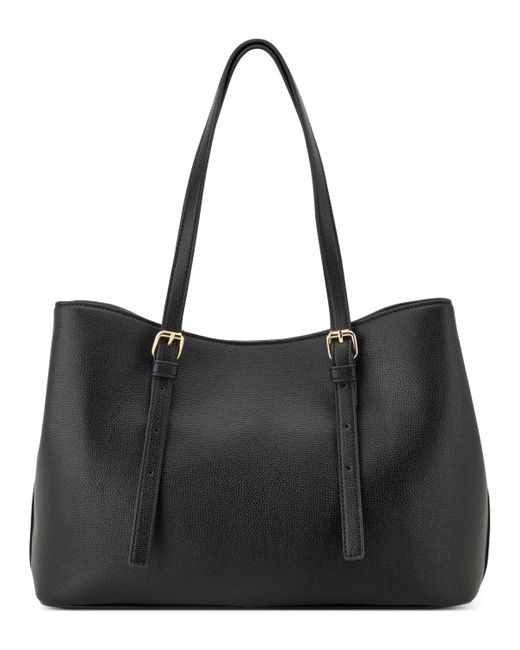 Buy Nine West SHONDA Textured Tote Bag In Black | 6thStreet Saudi Arabia