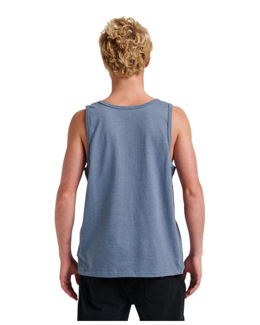 Quiksilver Blue Original Stripe Tank Top for men