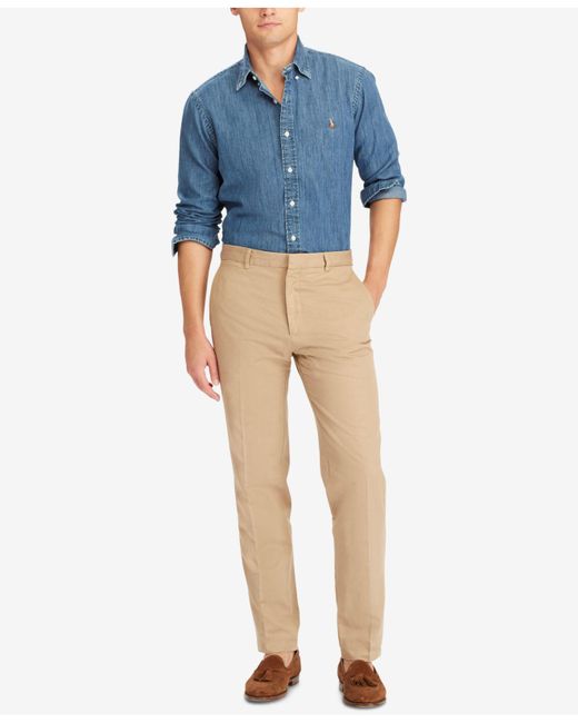 polo ralph lauren classic fit denim shirt