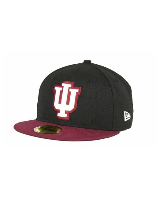 quality design best prices popular brand KTZ Wool Indiana Hoosiers 2 Tone 59fifty Cap in Black/Crimson ... quality design best prices popular brand KTZ Wool Indiana Hoosiers 2 Tone 59fifty Cap in Black/Crimson ...