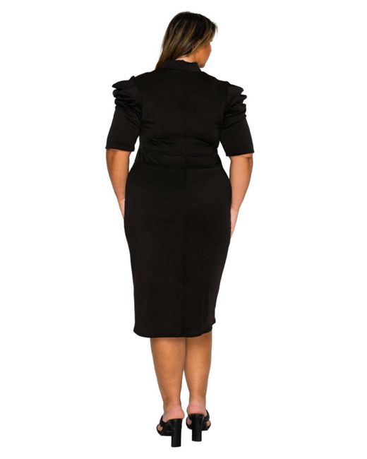L I V D Plus Size Astra Sheath Dress in Black | Lyst L I V D Plus Size Astra Sheath Dress in Black | Lyst