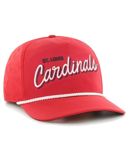 '47 Red 47 Brand St. Louis Cardinals Fairway Hitch Adjustable Hat for men