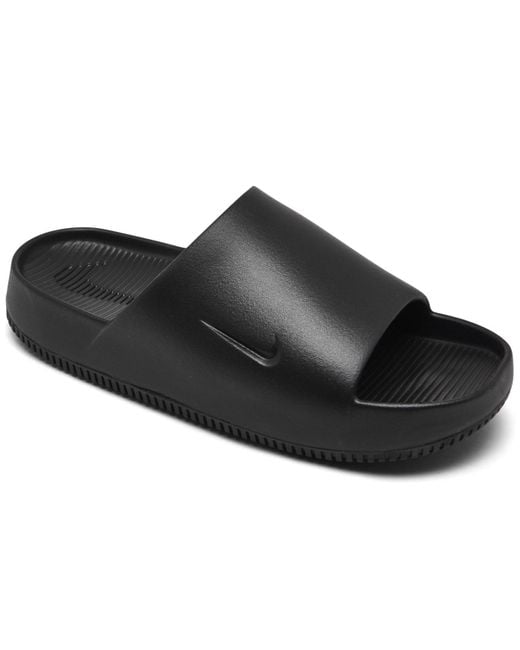 Nike Calm Slide Sandals From Finish Line in Black for Men | Lyst