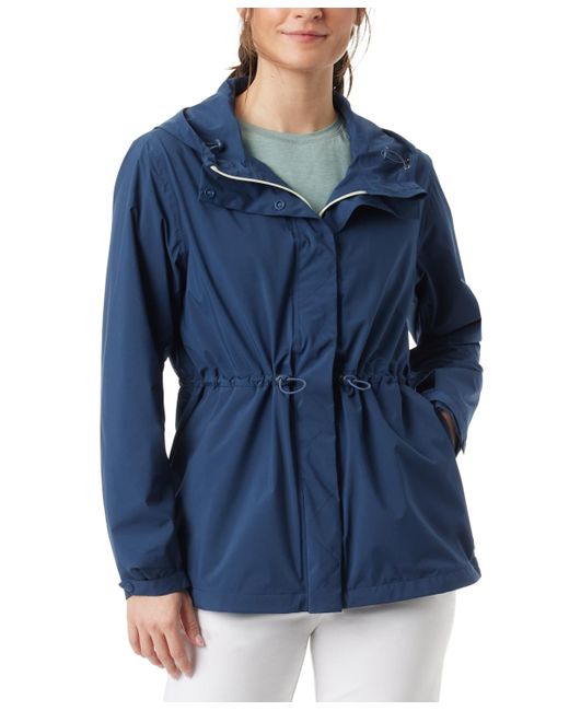 BASS OUTDOOR Blue Spring Hooded Anorak Jacket