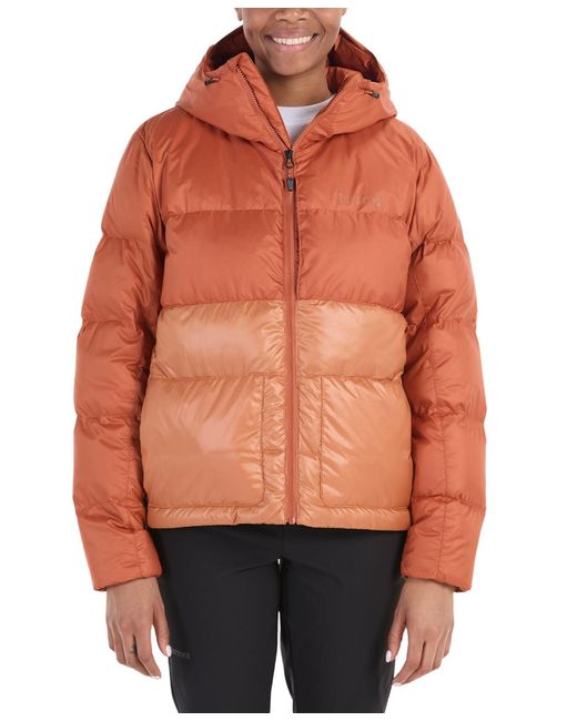 Marmot Orange Guides Hooded Jacket