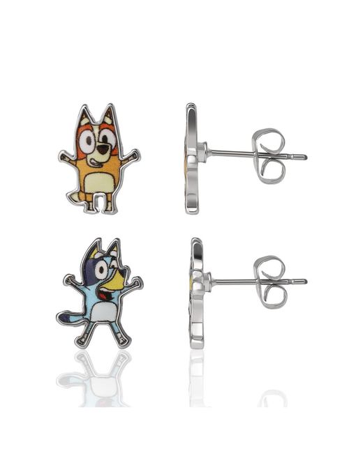 Bluey Metallic 4-pack Stud Earrings Set