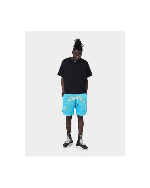The Anti Order Black Heavy Metal Basketball Shorts for men