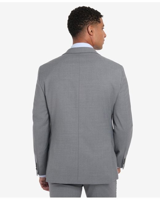Tommy Hilfiger Gray Solid Suit Separate Jacket for men