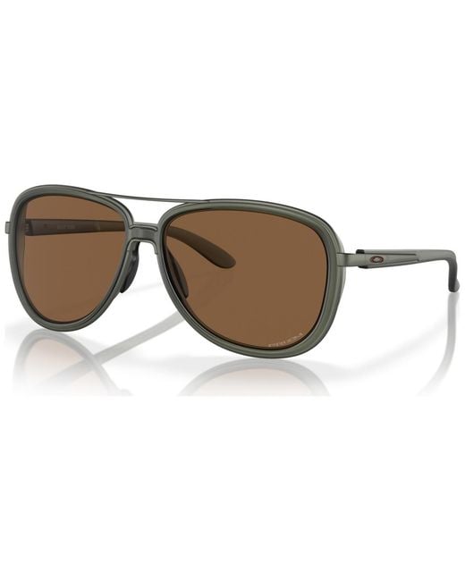 Oakley Brown Split Time Sunglasses Oo4129