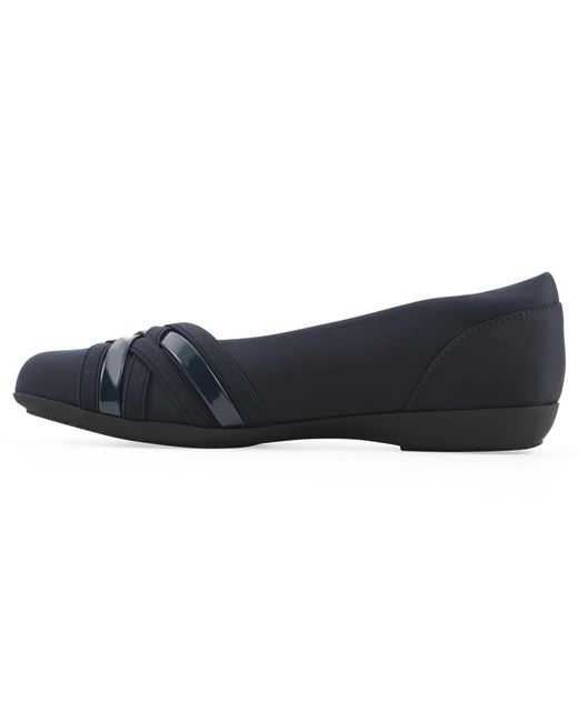 White Mountain Blue Chic Ballet Flat