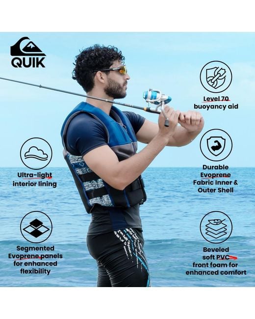Quiksilver Blue Everyday Life Jacket for men