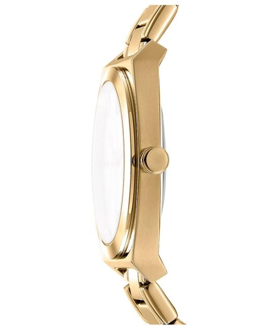 DKNY Metallic Broadway Maxi -tone Stainless Steel Bracelet Watch