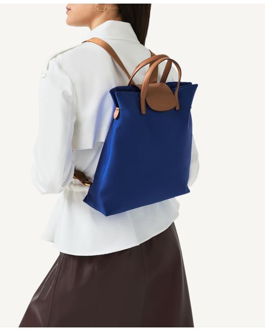 Radley Blue Pocket Essentials Medium Ziptop Backpack